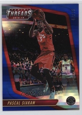2018-19 Panini Threads Premium Blue 47/75 Pascal Siakam #75 1u5y