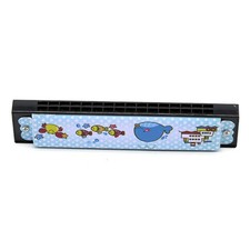 Metal Painted Harmonica Educational Montessori 16 Holes Harmonica Cute Cartoon P