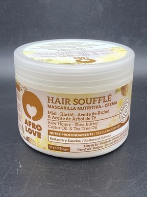 Afro Love Hair Treatment Hair Souffle 16oz Raw Honey - Shea Butter - Castor Oil