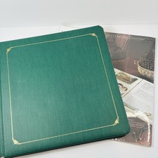 Creative Memories 12x12 Green Album Gold Accent 15 Pages  Protectors 1999 READ