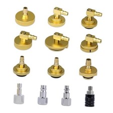 Brake Bleeder Master Cylinder Adapter Kit,9PC 9PC Master Cylinder Adapter