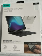 ESR Magnetic Keyboard Case 360 Rebound Series White iPad Air 13" 2025/2024