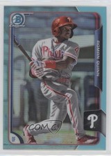 2015 Bowman Draft Chrome Sky Blue Refractor Roman Quinn #102 ey6