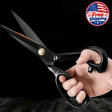 Professional Tailor Scissors 10in Heavy Duty Sharp Fabric Sewing Leather Shears