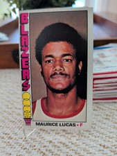 1976-77 Topps Maurice Lucas Card #107 Portland Trail Blazers ROOKIE MINT. rookie card picture