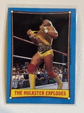 1987 Topps WWF Ringside Action The Hulkster Explodes Hulk Hogan #26
