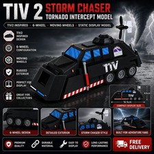 TIV 2 Storm Chaser Tornado Intercept Static Display Model 6 Wheels Moving