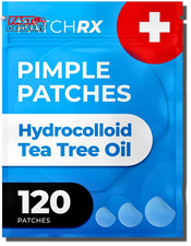 Pimple Patches for Face 120 Patches , Hydrocolloid Acne Patches with Tea Tree O