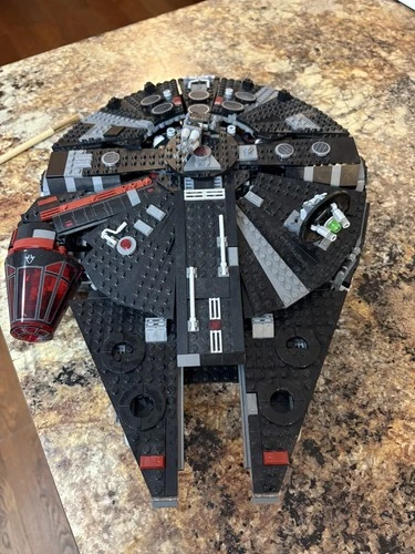 Lego Star Wars The Dark Falcon Prebuilt Build Only No Minifigures