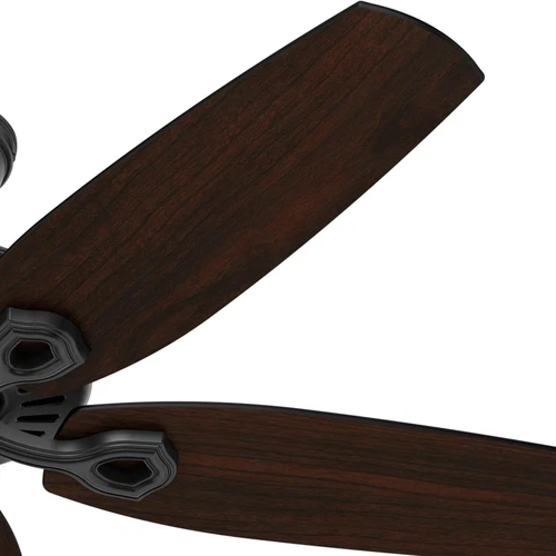 Hunter 52 Inch Outdoor or Indoor Ceiling Fan No Light with Pull Chain - Black Ce - Picture 11 of 11