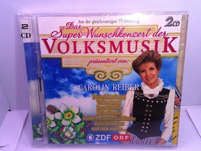 2 Musik CDs - Das Super Wunschkonzert der Volksmusik - Carolin Reiber