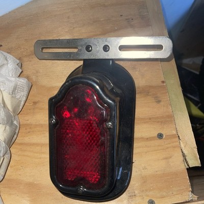 HARLEY Replica Black Tombstone Tail Lamp fits 1947-1954 FL,