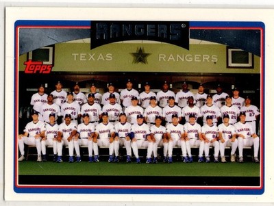 2006 Topps Baseball 2005 Texas Rangers No. 293