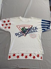 Vintage Boardwalk and Baseball Shirt 80s Florida Themepark