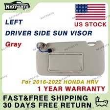 Left Driver Sun Visor W Lights Fits For Honda Hrv 2016-2022 83280t7wa12za Left Driver Sun Visor W Lights Fits For Honda Hrv 2016-2022 83280t7wa12za