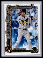 2025 Topps Holiday #H25 Christian Yelich