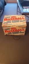 1988 Fleer Baseball Logo Stickers And Updated Trading Cards Set In Box Clean