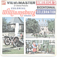 America's Bicentennial Colonial Williamsburg Virginia View-Master A-813 SEALED