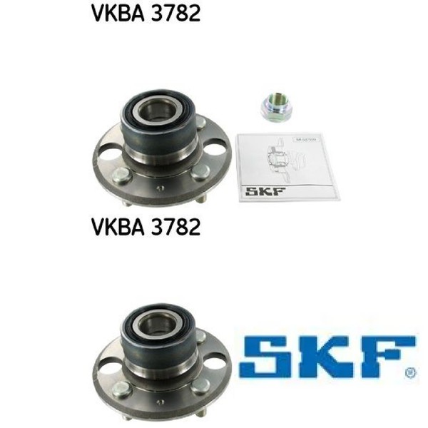 2X Radlagersatz SKF VKBA3782 2 Radlager Satz Links Rechts Hinterachse FüR Honda-image