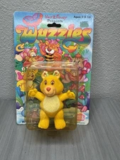 Vintage Wuzzles Butterbear 4" PVC Figure Yellow Butterfly New In Package Cracked