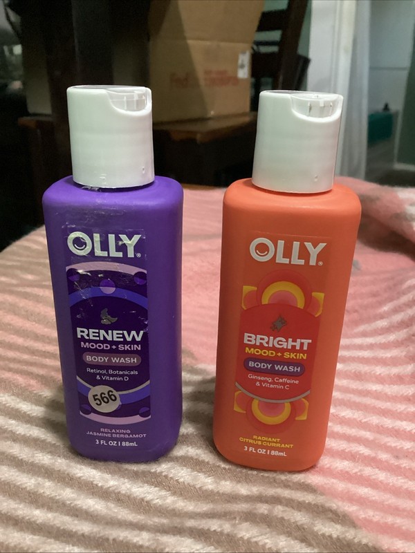 Option 1 (Clear & Search-Optimized): Olly Bright & Renew Mood + Skin Body Wash T