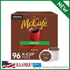 McCafe Premium Roast Decaf Coffee, Single Serve Keurig K-Cup Pods, Decaffeinated