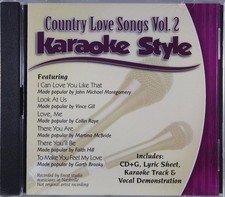 Country Love Songs Volume 2 Christian Karaoke Style NEW CD G Daywind 6 Songs