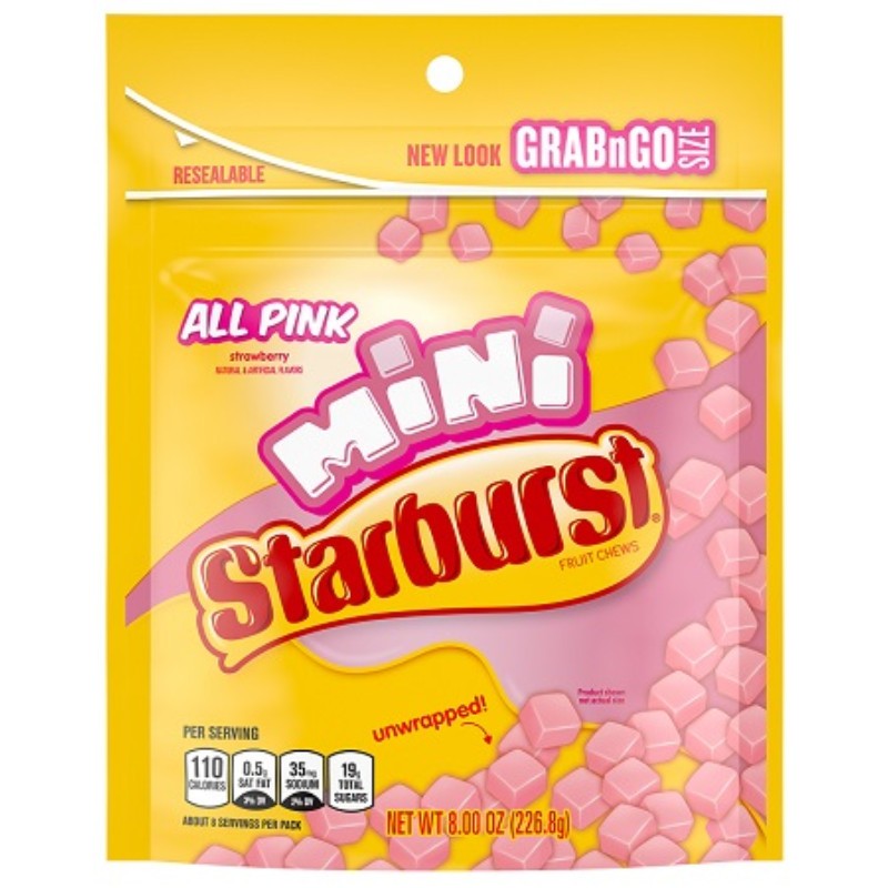 4x Starburst Mini Snack Grab N Go 8 5890₽