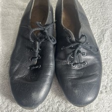 Tap Shoes London Black Sz 6.5 Girls