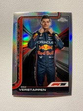 2025 Topps Chrome F1 Max Verstappen Refractor Oracle Red Bull #1 Portrait