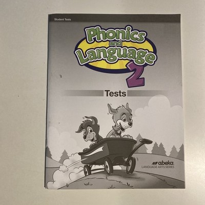 Abeka Phonics And Language 2 Tests Like New