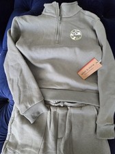 Stitch STONE Boys Size 10 Green Jog Set