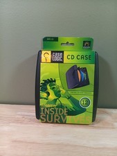 Case Logic CD DVD Wallet 12 Disc Capacity Black Hard Plastic