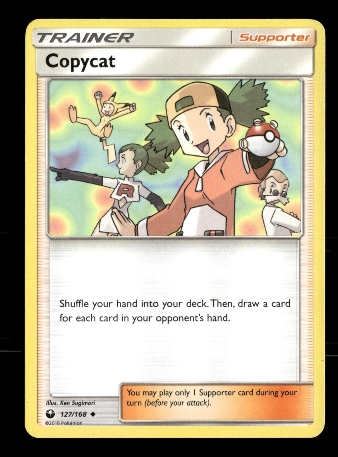 Copycat Celestial Storm 127/168 Pokemon Heavily Played Ken Sugimori