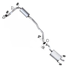 Stainless Steel Resonator Assembly Exhaust Muffler Kit Fits 2007-2008 Fit 1.5l Stainless Steel Resonator Assembly Exhaust Muffler Kit Fits 2007-2008 Fit 1.5l