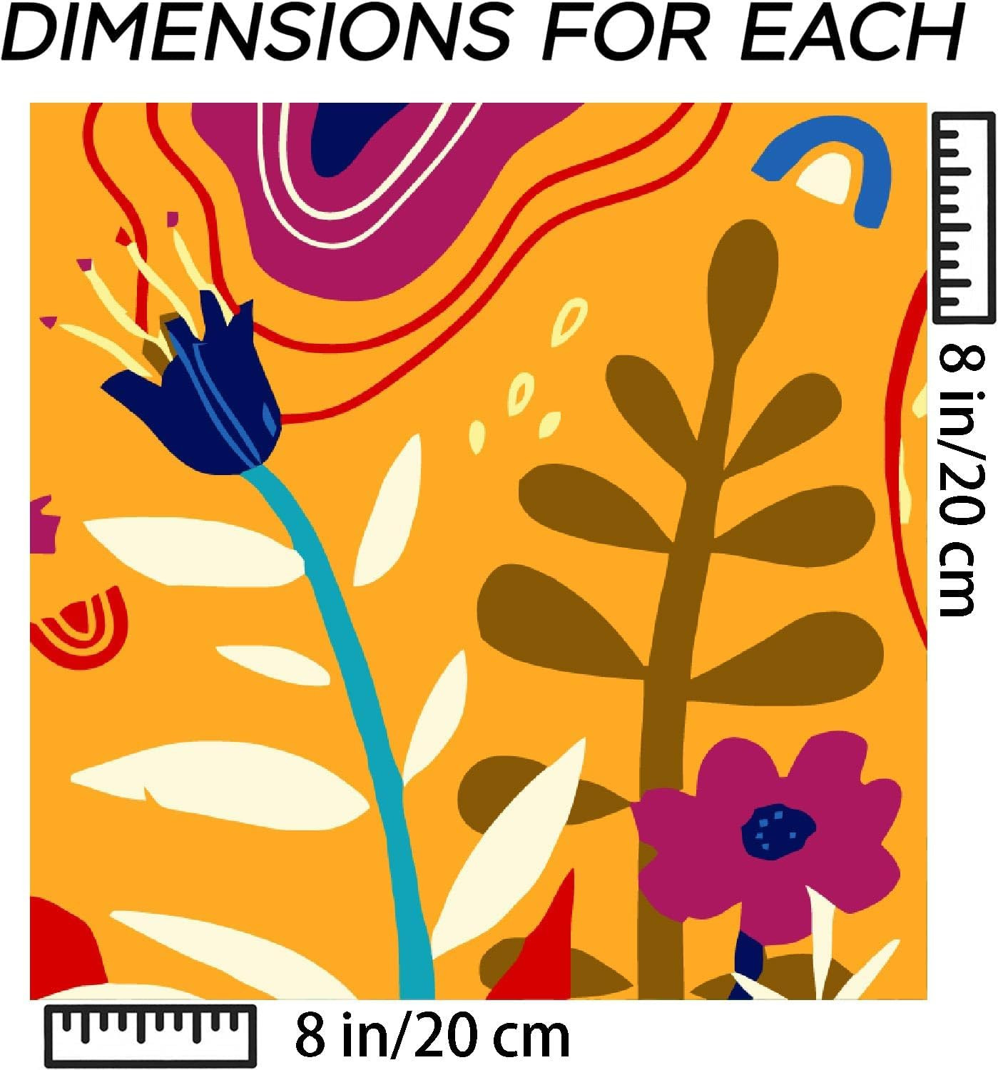 2 Pack Framed Paint by Numbers Kit for Adults,Easy Acrylic Boho Paint by Numbers