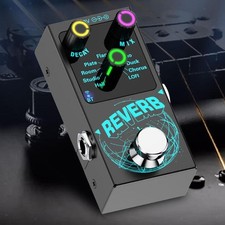 Pédale d'effet de réverbération de guitare pédale de réverbération avec 9