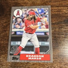 Topps 2022 Series 1 1987 35th Anniversary Brandon Marsh Rookie #T87-67/299