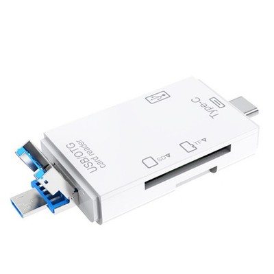 6 in 1 USB 3.0 OTG Card Reader for Secure Digital/TF Cardreaders Splitter5826