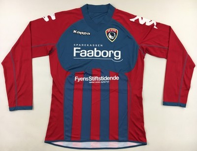 FC Fyn 2012 2013 shirt jersey Trikot long sleeve Kappa Faaborg Denmark Large L