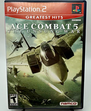 Ace Combat 5: The Unsung War (PS2) Greatest Hits - GREAT SHAPE! Complete! CIB