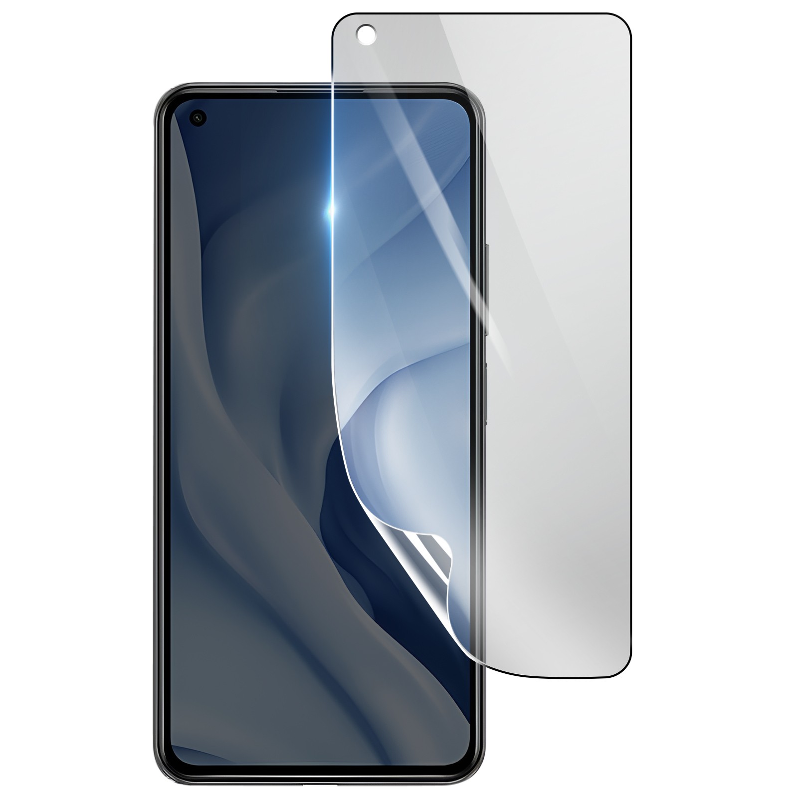 Film hydrogel transparent 3mk pour Xiaomi Mi 11 Lite
