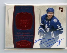 2010-11 Panini Dominion Ruby Signatures /50 Dion Phaneuf #91 Auto