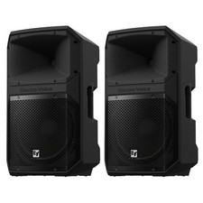 Electro-Voice EVIVA 12P 12" 2-Way Portable Powered Active DJ PA Speakers 2-Pack