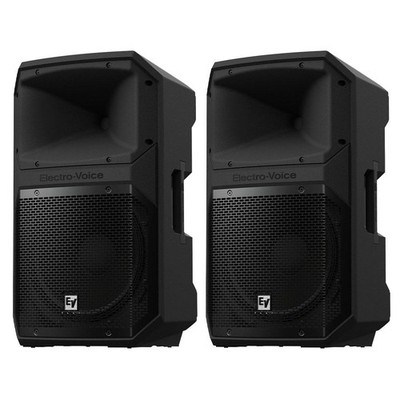 Electro-Voice EVIVA 12P 12'' 2-Way Portable Powered Active DJ PA Speakers 2-Pack