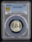 1961-D Washington Quarter PCGS MS65