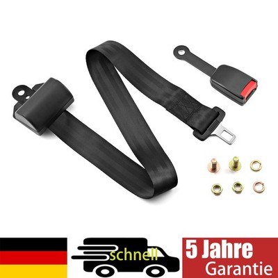 2 Punkt Beckengurt Sicherheitsgurt E4 Automatik Stapler Baumaschiene PKW BUS Neu