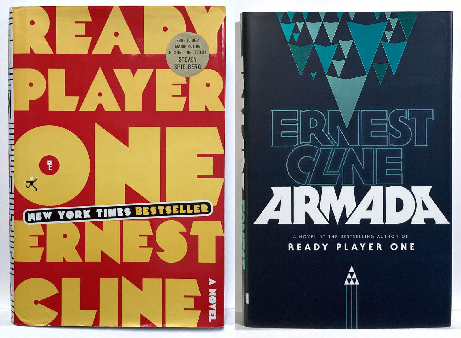 Ernest Cline books, lot of 2, Ready Player One and Armada