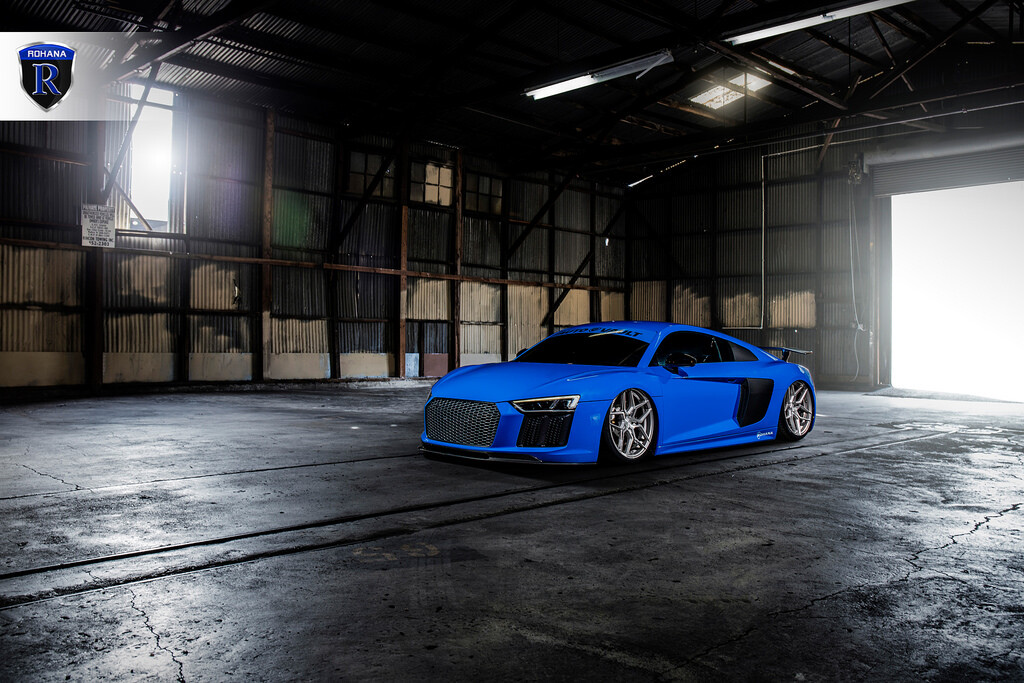 20" Rohana RFX11 Wheels fits AUDI R8 Gallardo V8 V10 20x9 20x11 Brushed Titanium