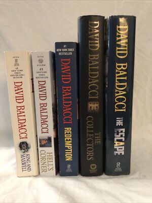 DAVID BALDACCI 5 Book Lot. 2 HC / 3PB. Mixed Series And Stand-alone.